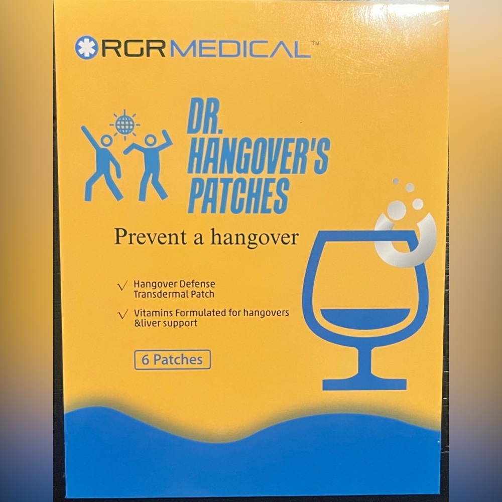 Hangover Prevention Patches (6 packages - 36 total)